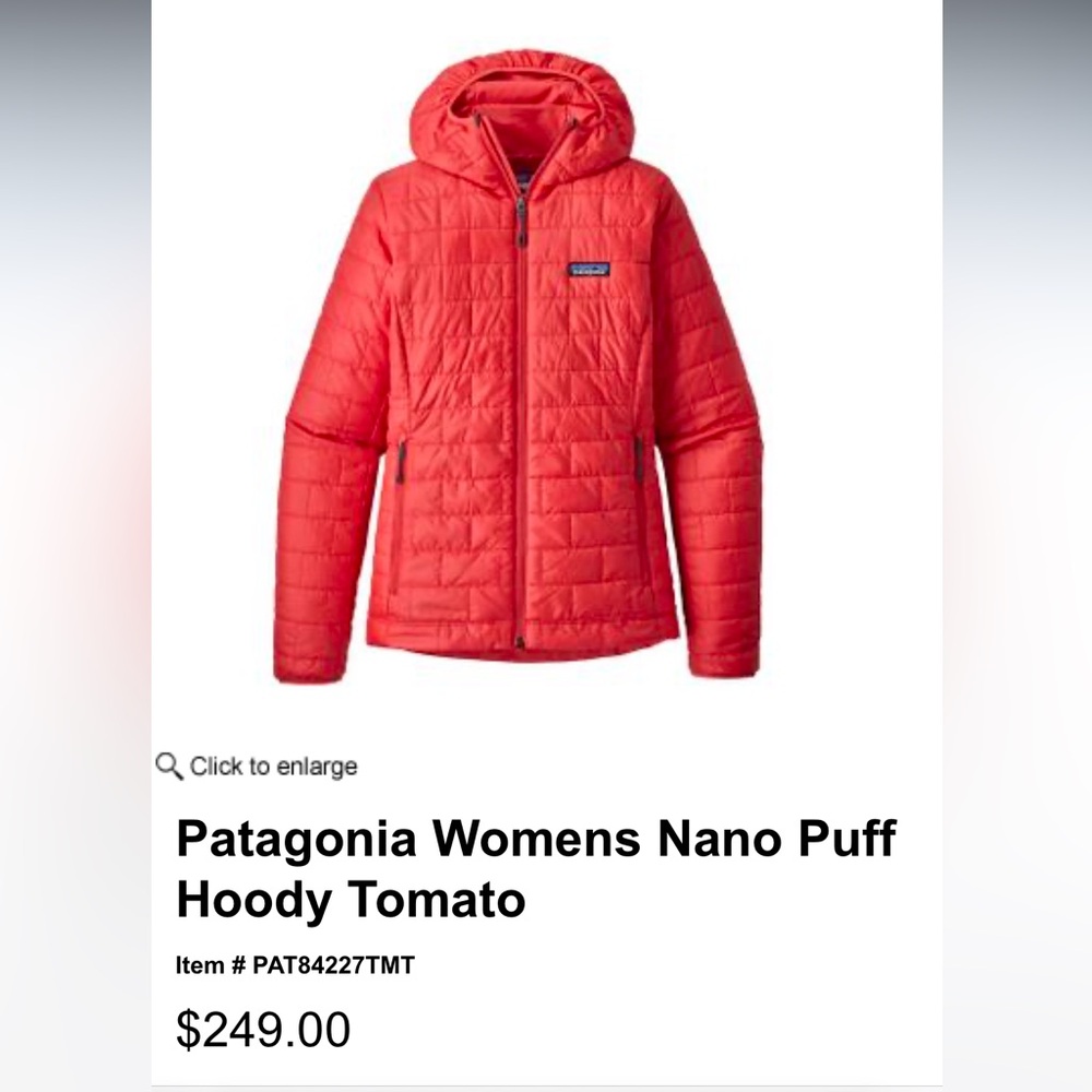 🍅Patagonia Nano Puff Hoody🍅